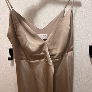 Birdy Grey Champagne Satin Dress